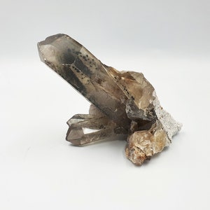 Smoky Quartz Raw Crystal Cluster / Raw Smoky Quartz / Smokey Quartz Cluster - 135g