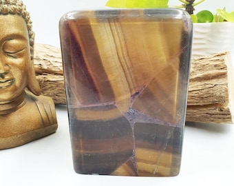 Square Fluorite Lamp with USB light stand - Home Decor - 1210g