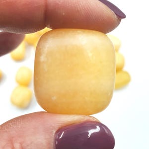 Yellow Calcite Tumble Stones image 7