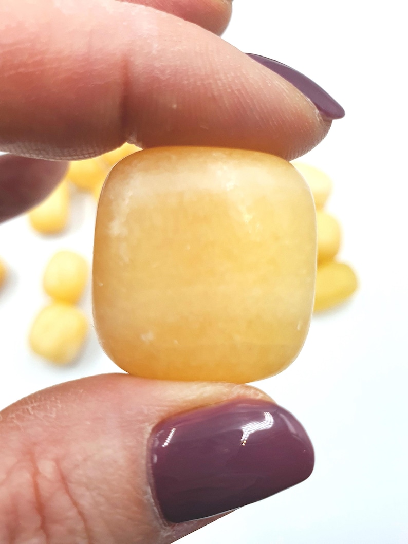Yellow Calcite Tumble Stones image 7