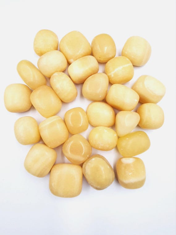 Yellow Calcite Tumble Stones