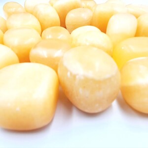 Yellow Calcite Tumble Stones image 2
