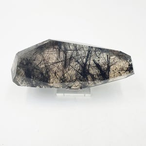 Beau quartz rutilé de forme libre / Quartz rutile en morceaux / Quartz rutilé noir de forme libre - 460 g