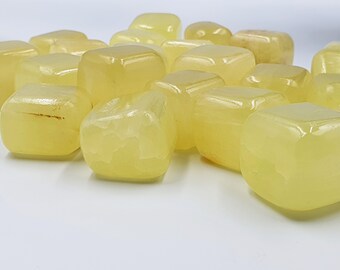 Lemon Calcite Tumbles