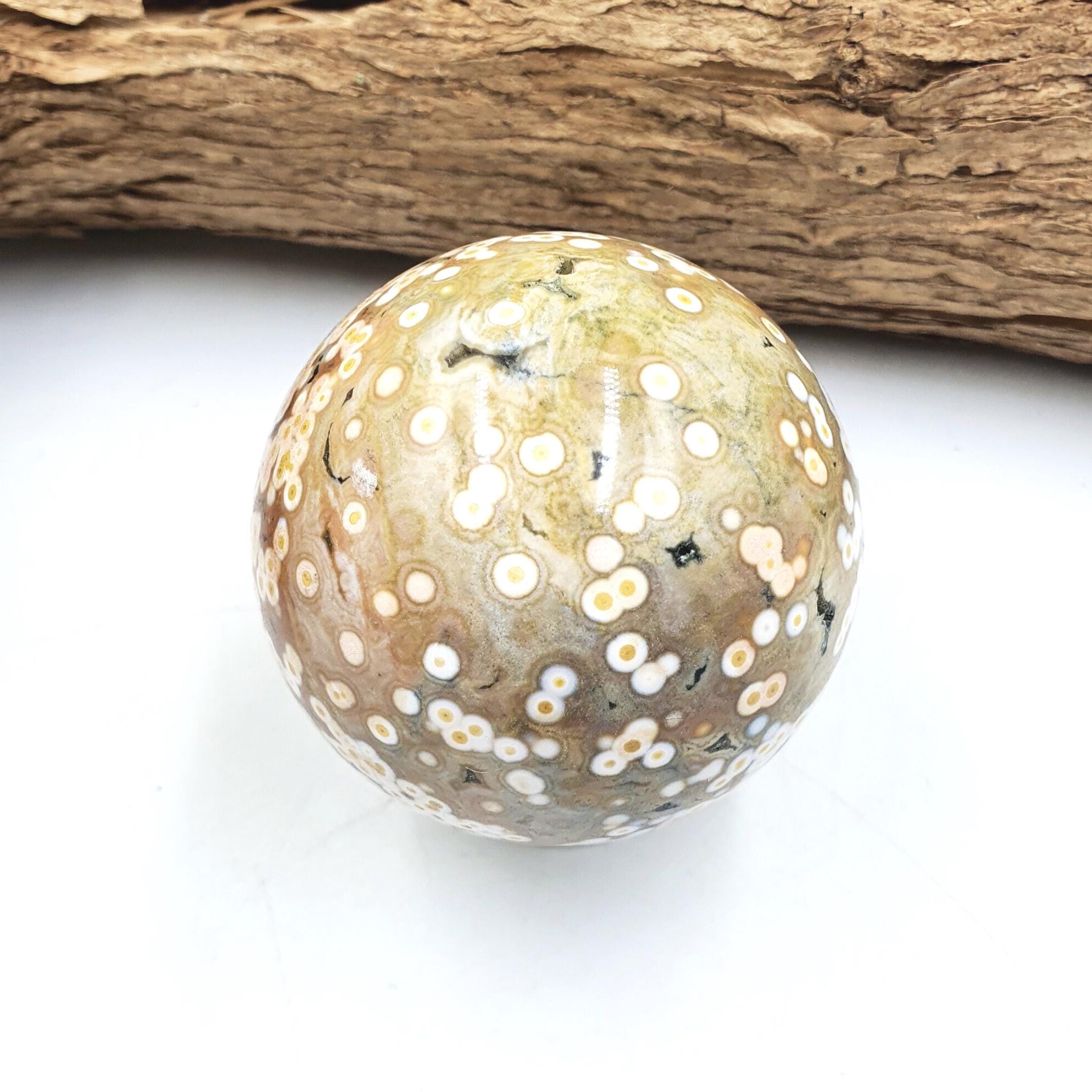 Rare 8th Vein Ocean Jasper Sphere / 8 Vein OJ Sphere / High Grade