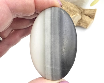 Piedra de palma de jaspe Tai Chi – Cristal de equilibrio, armonía y estabilidad emocional, 45 g