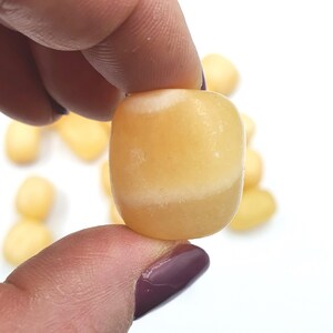 Yellow Calcite Tumble Stones image 6