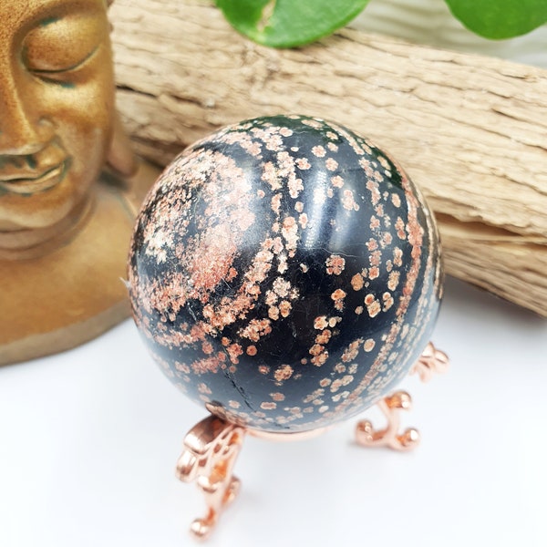 Large Mexican Red Snowflake Jasper Sphere - 335g