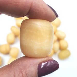 Yellow Calcite Tumble Stones image 8