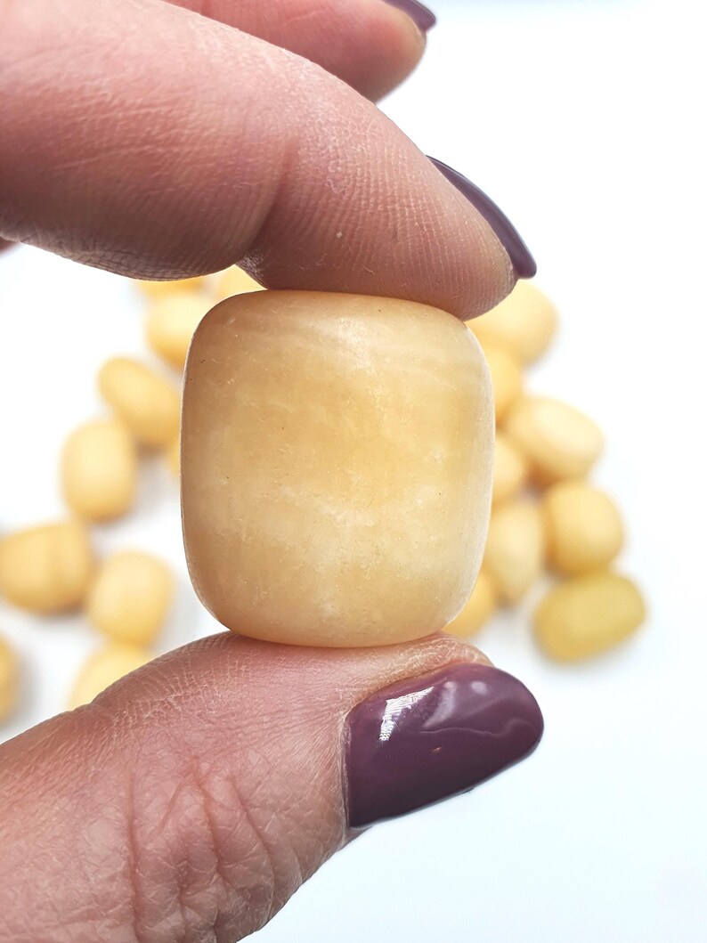 Yellow Calcite Tumble Stones image 8