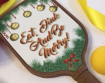 CHOCOLATE Pickleball Christmas Gift **COMPLETELY EDIBLE** | Chocolate Pickleball Paddle | Eat, Dink and Be Merry!