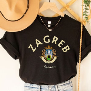 Zagreb shirt,Zagreb Hrvatska, Zagreb shirt, Zagreb trip, Croatia Capital Baggy Sweatshirt,Zagreb Soft and Comfortable