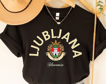 Ljubljana Shirt, Ljubljana Slovenija, Slowenisch Geschenke, Geschenk aus Slowenien, Lustiges Slowenisch T-Shirt, Slowenien Geschenk, Slowenien
