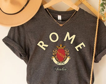 Shirt Rome, shirt Rome Italië, shirt Rome reis, reizen naar Rome, cadeau voor Italiaans, souvenir Italië, voetbal Rome, vakantie Rome