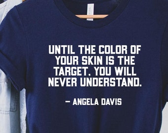 Maglietta Angela Davis, Maglietta Angela Davis, Maglietta attivista progressista di sinistra, Black Lives Matter, Regalo per la giustizia sociale