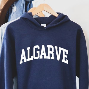 Algarve Hoodie, Algrave Portugal, Sommer Algarve Reise, Portugal Urlaub, Portugal Karte Shirt, Portugal Shirt, Portugal Reise Shirt