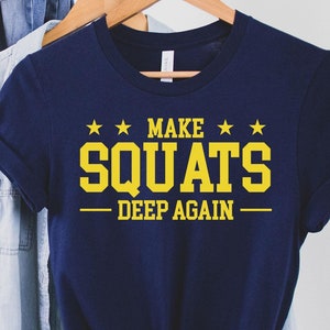 Squats Unisex Tee, Fitness Workout Shirt, Gym Apparel, Exercise Top, Squatting T-Shirt, Fitness Gift