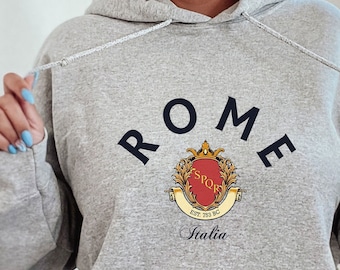 Rom Hoodie, Rom Italien Shirt, Rom Reise Shirt, Reise nach Rom, Geschenk für Italiener, Italien Souvenir, Rom Fußball, Rom Urlaub