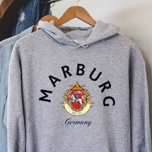 Marburg hoodie,marburg shirt, Marburg gift, Marburg trip, Marburg Germany, Marburg German Home