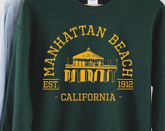 Manhattan Beach Sweatshirt,Manhattan Beach Tshirt, Manhattan Beach California, Manhattan Beach Shirts for Women