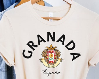 Granada Tee,Granada Spain, Granada shirt, Granada Espana trip, Granada Baggy Sweatshirt, Soft and Comfortable