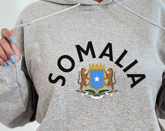 Somalia Hoodie, Somalia T-Shirt, Somalia Heritage Shirt, Somalia Fans Shirt, Somalia Geschenkidee, Geschenk für Somalia, Afrikanisches Erbe