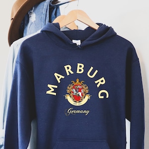 Marburg Hoodie,marburg shirt, Marburg gift, Marburg trip, Marburg Germany, Marburg German Home