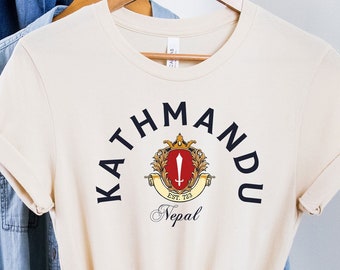 Kathmandu T-Shirt, Kathmandu Shirt, Kathmandu, Nepal T-Shirt, Kathmandu Nepal, nepalesische Urlaubs-Reise-Andenken