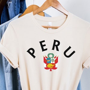 Peru Tee, Peru gifts, Peru coat of arms, Peru national shirt,  Peruvian Shirt Peruvian Gift, Peruana Gift, Peru Shirt, Peru Gift
