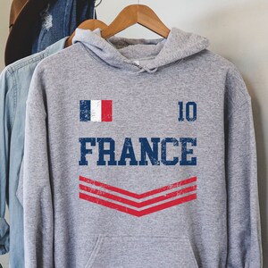 France Hoodie,France Home Soccer Jersey, Jersey France Home Shirt, France Shirt, Gift Fan Lovers France Football, personalized Jersey