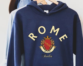 Rom Hoodie, Rom Italien Shirt, Rom Reise Shirt, Reise nach Rom, Geschenk für Italiener, Italien Souvenir, Rom Fußball, Rom Urlaub
