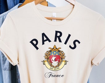 Paris Tee,Paris Shirt,Paris T-Shirt, Gift For Paris Lover, Parisian Gift, Paris Girl, Moving To Paris, French Gift, Present
