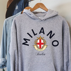 Milano HoodieMilano Italia, Milano shirt, , Milano trip, Milano fan tshirt, Milano Italy, Milano vacation,