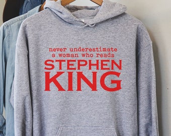 Stephen KIng Hoodie, Stephen King Sweatshirt, Stephen King Tee,Based On A Novel By Stephen King Shirt, Stephen King, Retro Clothing, Tumblr
