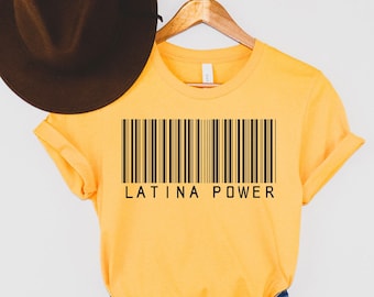 Latein Power T-Shirt, mexikanische Shirt, Chicana Shirt, feministisches Shirt, lustiges Shirt, lustiges lustiges Shirt, lustiges lustiges lustiges lustiges Frauen-T-Shirt, Frauen-T-Shirts