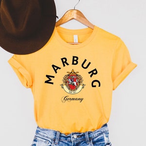 Marburg Tee,marburg shirt, Marburg gift, Marburg trip, Marburg Germany, Marburg German Home