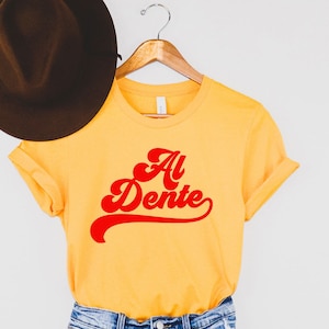 Al Dente Tee, Pasta Gifts, Spaghetti Tee, Foodie Gift, Funny Shirt, Food T-shirt, Food Shirt, Noodles Shirt, Gift for Pasta lover