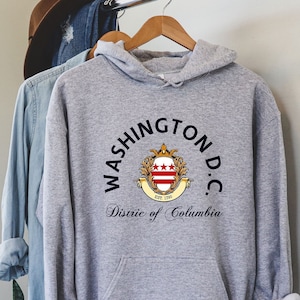 Washington DC Hoodie, Washington D.C. Shirt, USA Staaten Shirt, Washington D.C. Liebhaber Shirt, USA Stadt Shirt, USA Reise Shirt, Zustand