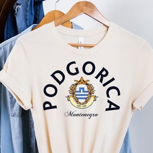 Podgorica Tee,Podgorica Montenegro, Montenegro Tee, Montenegro shirt, Montenegro Country, Crna Gora Shirt, Montenegro