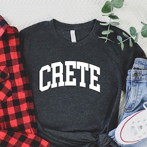 Crete Tee, Crete Greece, Crete Travel, Funny Greek T-shirt, Greek Gift, Greece T-shirt Greece flag shirt, Greece sweatshirt