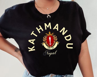 Kathmandu Shirt, Kathmandu Shirt, Kathmandu, Nepal T-Shirt, Kathmandu Nepal, nepalesische Urlaubs-Reise-Andenken