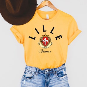 Lille Tee,Lille France Shirt, France Souvenir, Lille gift, Lille fan, Travel To France Shirt, Gift For Lille Lover, Lille game