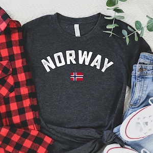 Norway Tee,Norge Shirt,Norway Lover Shirt,Norwegian Shirt,Norway Travel Shirt, Norway Shirts, Norway Lover Gift, Scandinavian, Norway