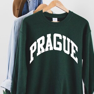 Prague Sweatshirt,Prague shirt,Prague Czech, Prague shirt, Prague trip, Czech Capital Baggy Sweatshirt, Prague