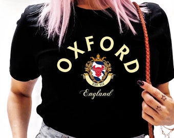 Camisa Oxford, camiseta Oxford, regalo Oxford, sudadera universitaria, camisa de la Universidad de Oxford, sudadera Ivy League para hombre, regalo Oxford