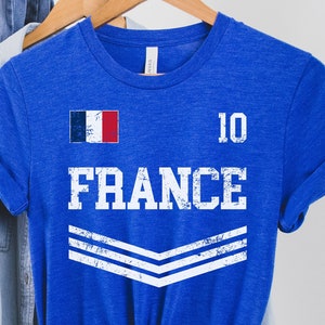 France Tee,France Home Soccer Jersey, Jersey France Home Shirt, France Shirt, Gift Fan Lovers France Football, personalized Jersey