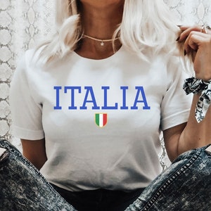 Camiseta de Italia, camiseta con la bandera de Italia, camiseta con la bandera de Italia, camiseta con bloques de color, camiseta con la bandera de Italia, camiseta con la bandera de Italia, camiseta con la bandera de Italia