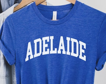 Adelaide Tee,Adelaide South Australia T-Shirt, Vintage Athletic Australian Kangaroo Shirt, Adelaide Souvenir, Adelaide Gift