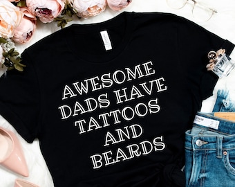 Maglietta per papà tatuatore, maglietta per tatuaggi, maglietta per tatuatore, regalo per amante dei tatuaggi, regalo per tatuatore, maglietta divertente per tatuatore