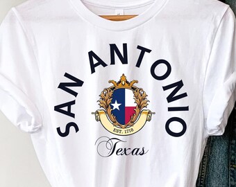 Maglietta di San Antonio, maglietta di San Antonio, Texas, regalo di San Antonio, maglietta di San Antonio, casa di San Antonio, vacanze a San Antonio, Stati Uniti d'America